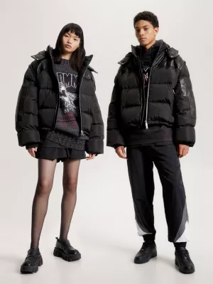 Jaqueta puffer Alaska com capuz