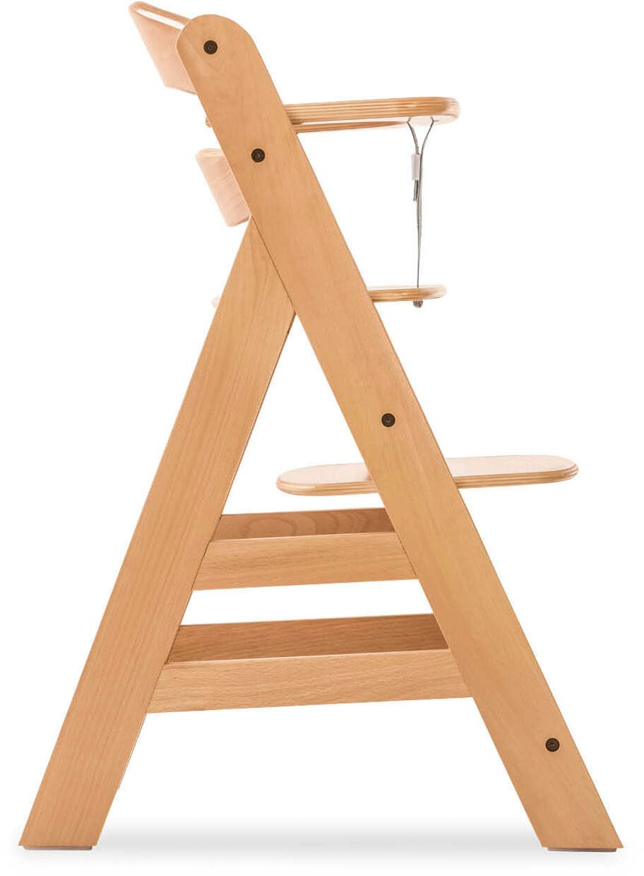 Hauck Hochstuhl »Alpha Newborn Pre, Nature Grey« () mit Newborn Aufsatz