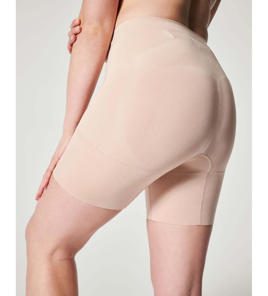 Shorts modeladores de pernas SPANX cor nude super emagrecedores