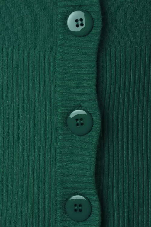 Banned Retro Dolly vest in donkergroen