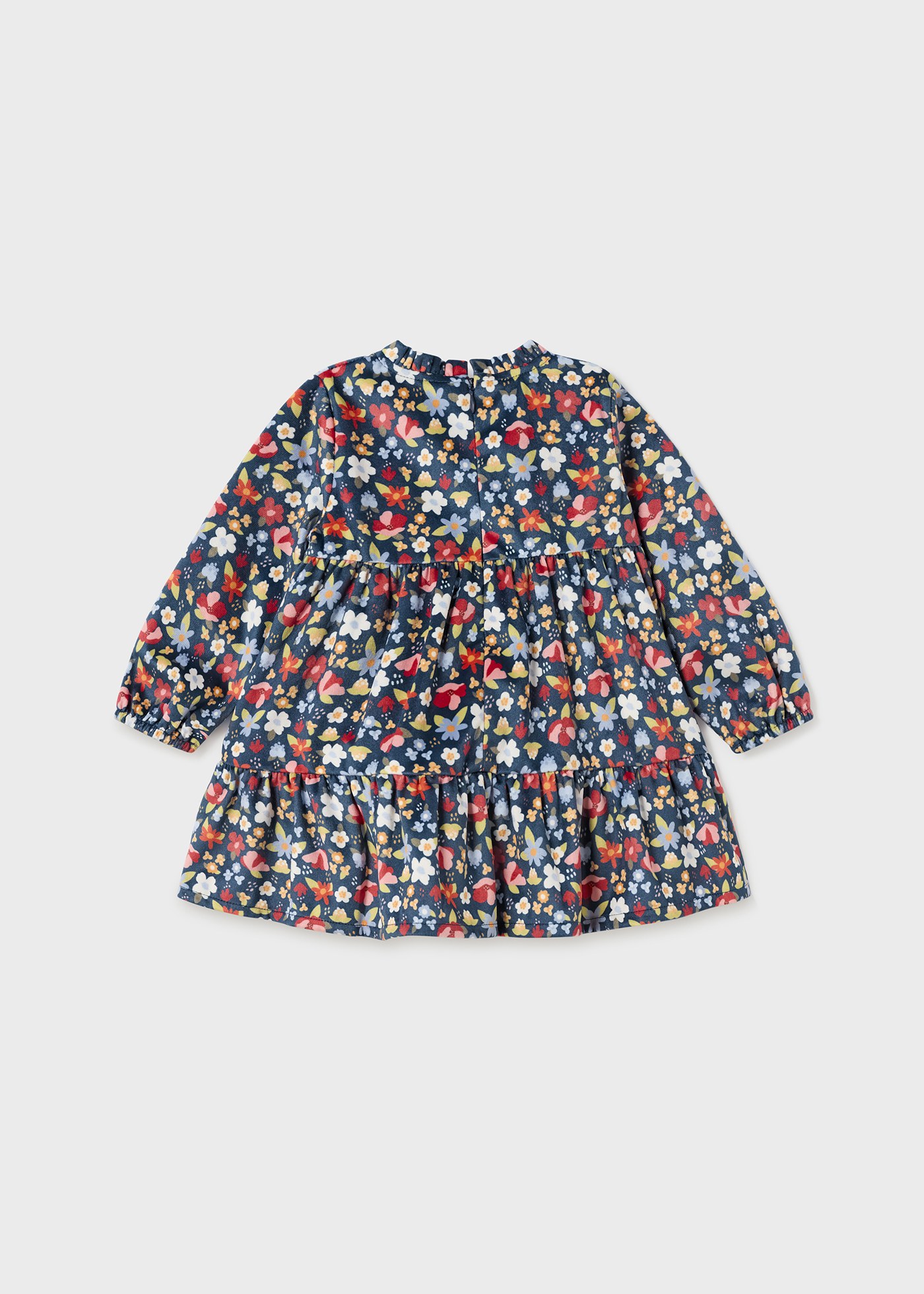 Vestido de veludo para bebê