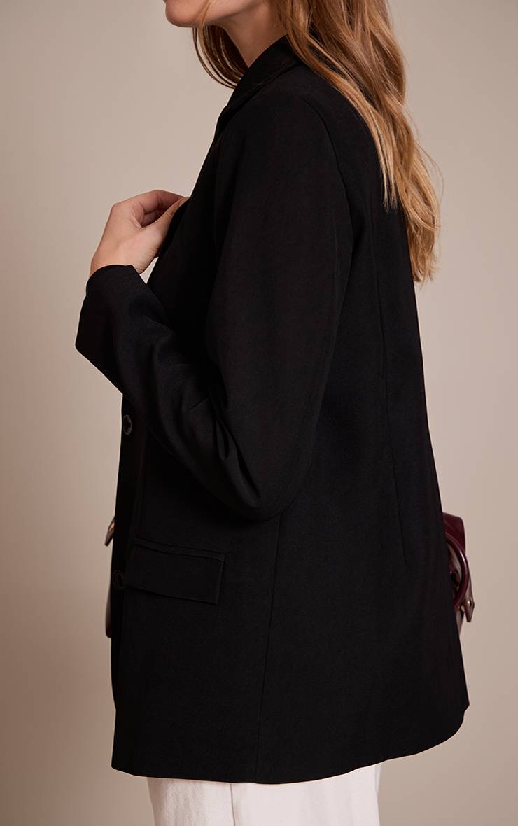 Noir Blazer Long Oversize