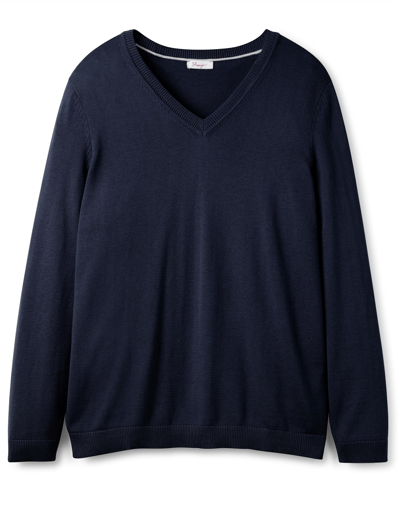 Sheego Strickpullover »V-Ausschnitt-Pullover«