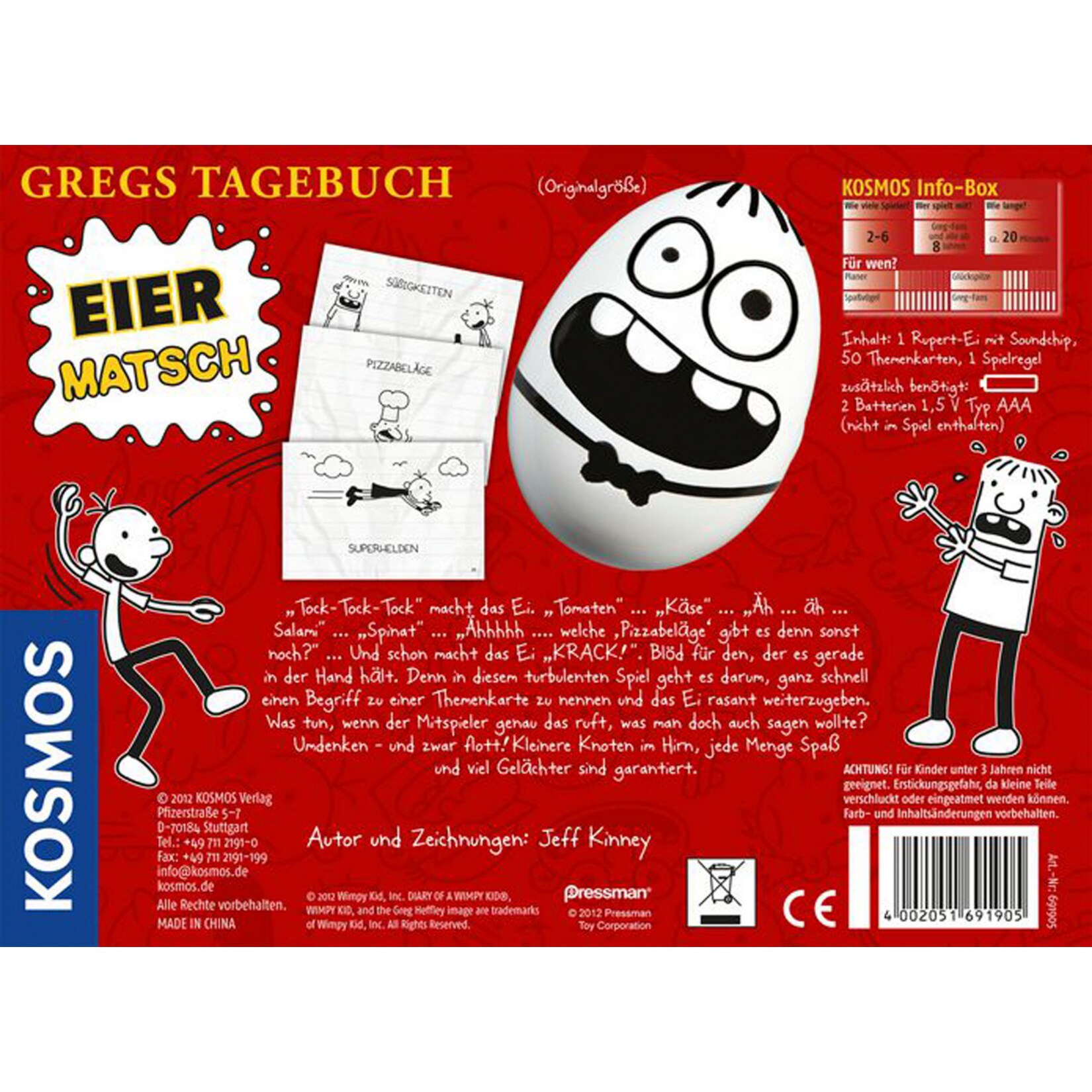 Kosmos Geschicklichkeitsspiel Gregs Tagebuch - Eier-Matsch