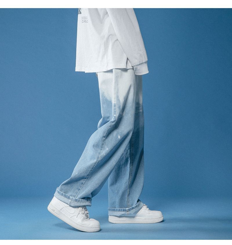 POSI - Ombre wijde jeans