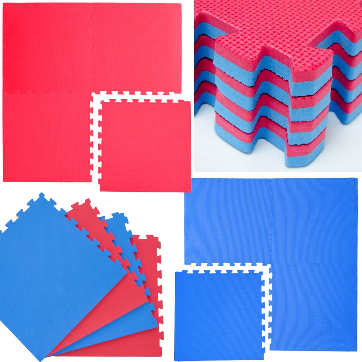 eyepower Fitnessmatte 63x63x2 cm 4er Set