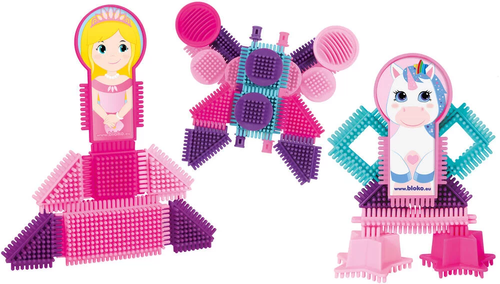 COFFRET 50 PIECES A ASSEMBLER - PRINCESSE & LICORNE
