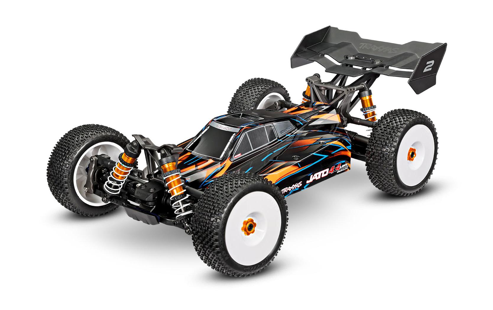 Buggy Jato 4 x 4 VXL, Orange 1:8<br>Jato 4 x 4 VXL mit einer Geschwindigkeit von über 96 km/h