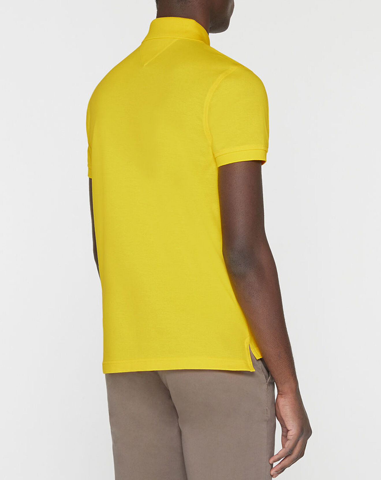 Tommy Hilfiger Polo  Slim 1985 jaune fluo