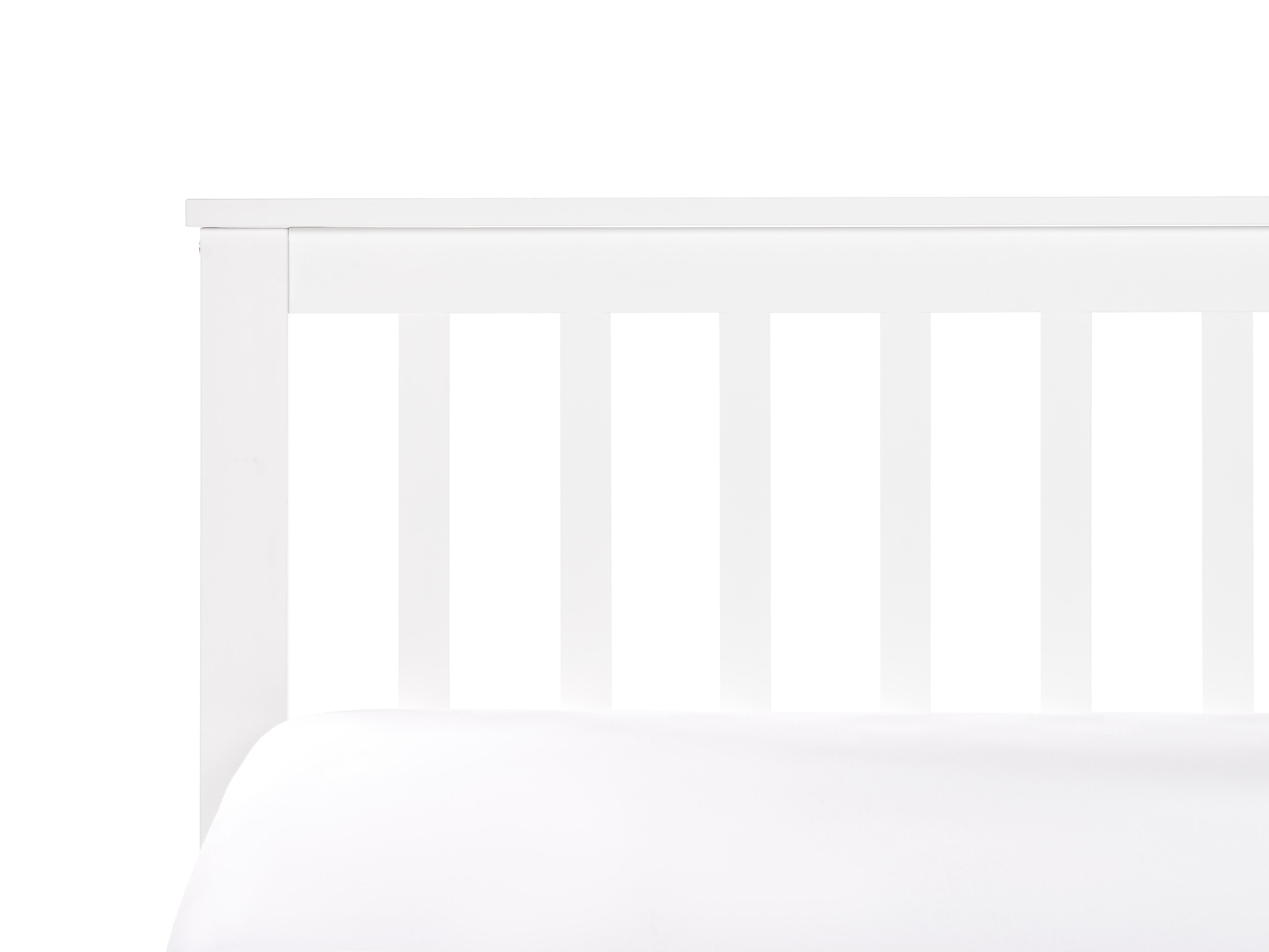 Bed Dennenhout OLENDON 90 x 200 cm Wit