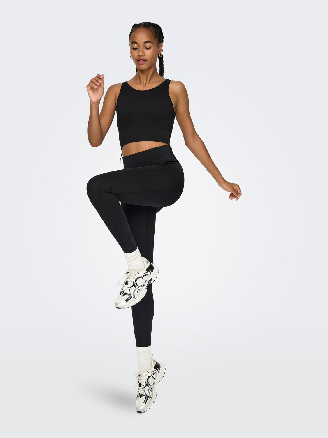 ONPMILA-2 Hohe Taille Enger Schnitt Sportleggings Black