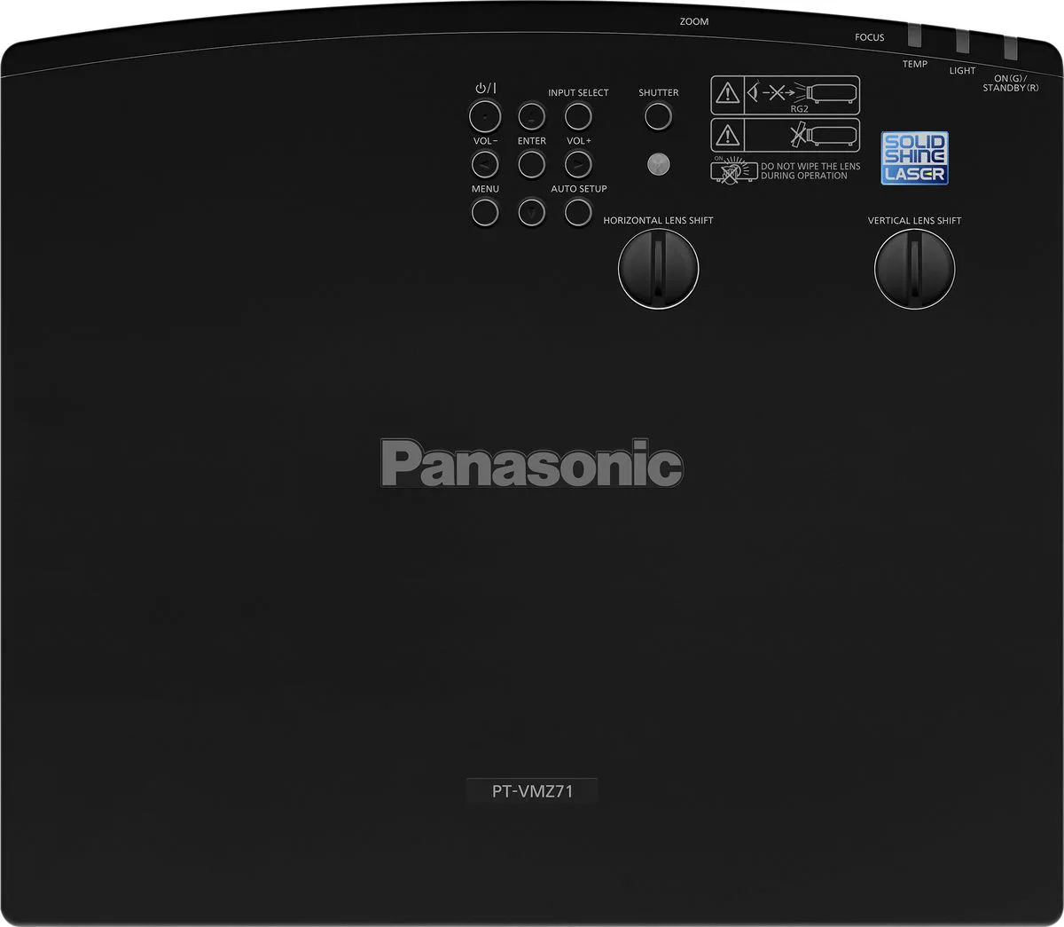 Panasonic PT-VMZ71BE Noir Vidéoprojecteurs