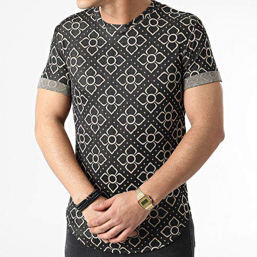Tee Shirt Oversize UY815 Noir Beige