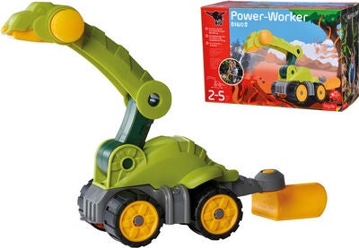 BIG Power Worker Dino Gravemaskin, Flerfarget