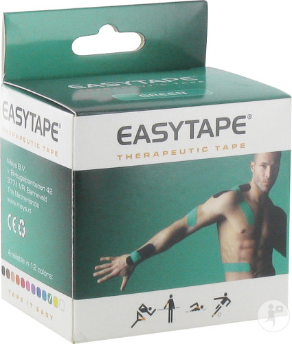 Easytape Therapeutic Tape Kinesiology Vert 1 Pièce