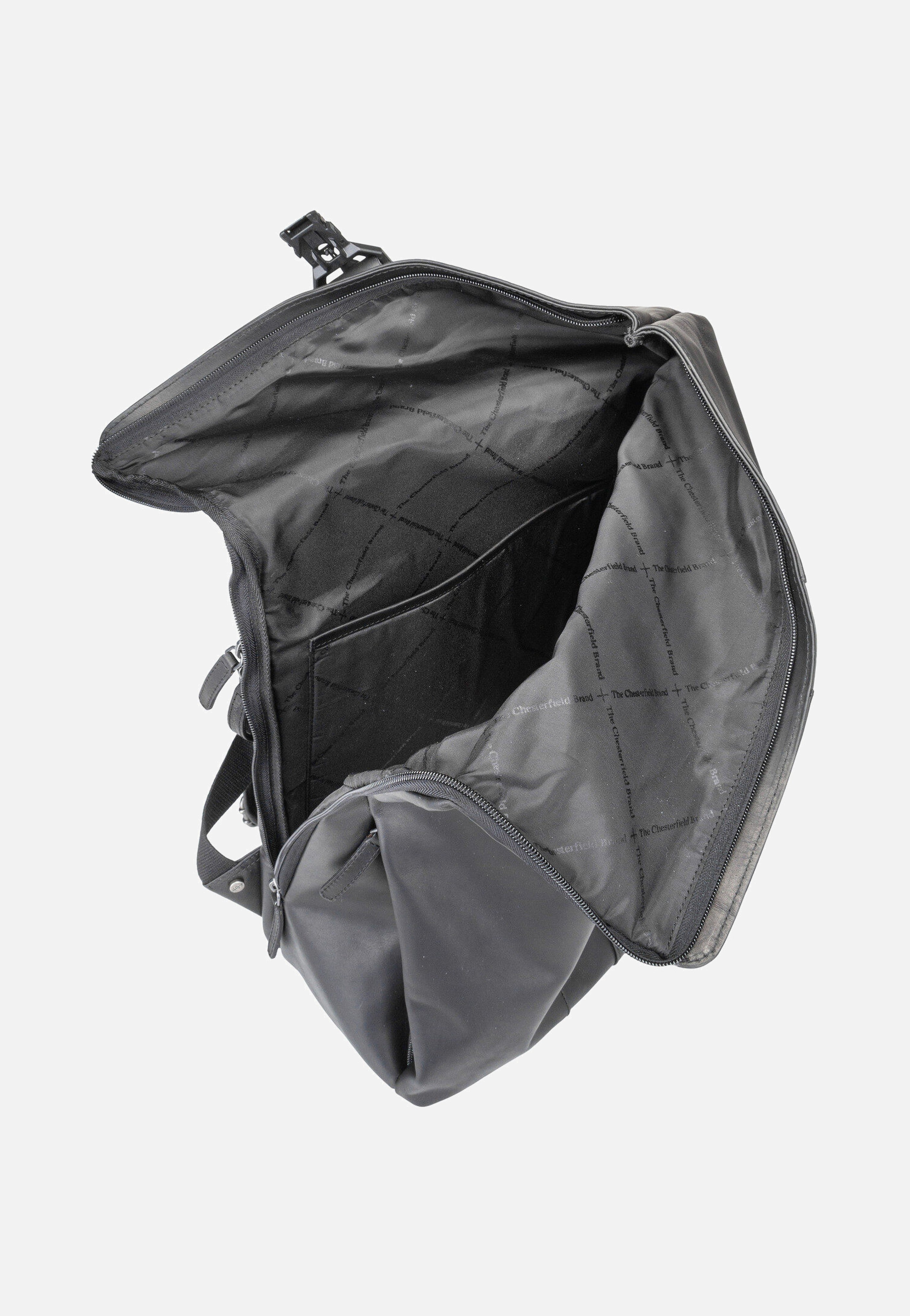 Savona 0322 Black - Rolltop Rucksack