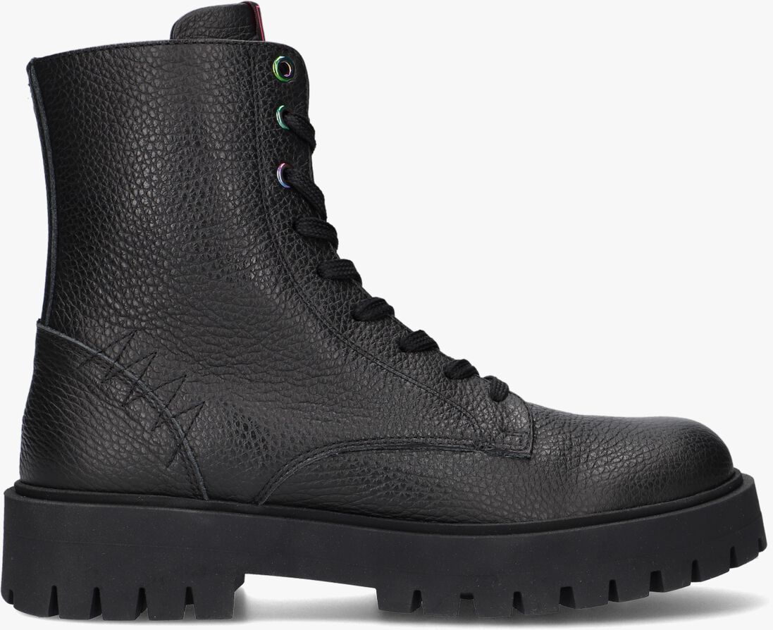 RED-RAG zwarte red-rag veterboots 12394