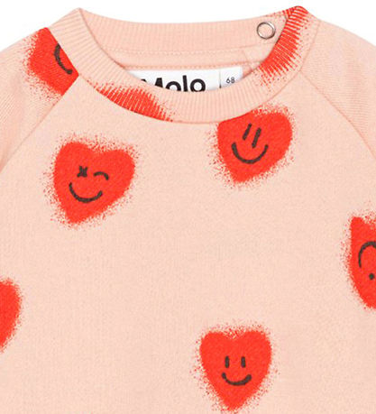 Molo Sweatshirt - Disc - Rot Hearts