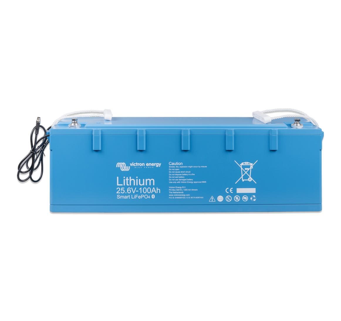 Batterie LiFePO4 Energie Smart 25.6 V / 100 Ah<br>Lithium-Batterien mit integriertem Zellausgleich und BMS-Schnittstelle