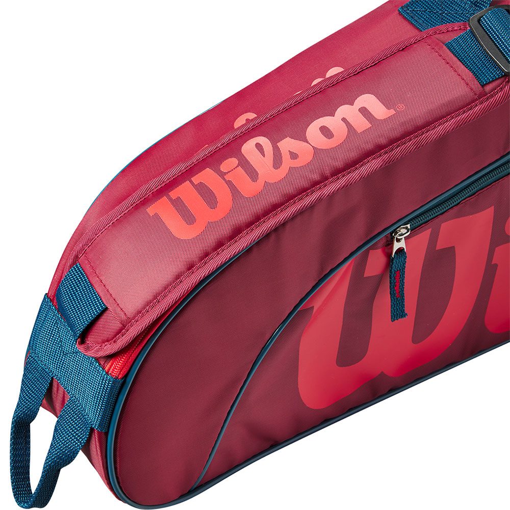 Wilson Junior 3 Pack Tennistasche rot
