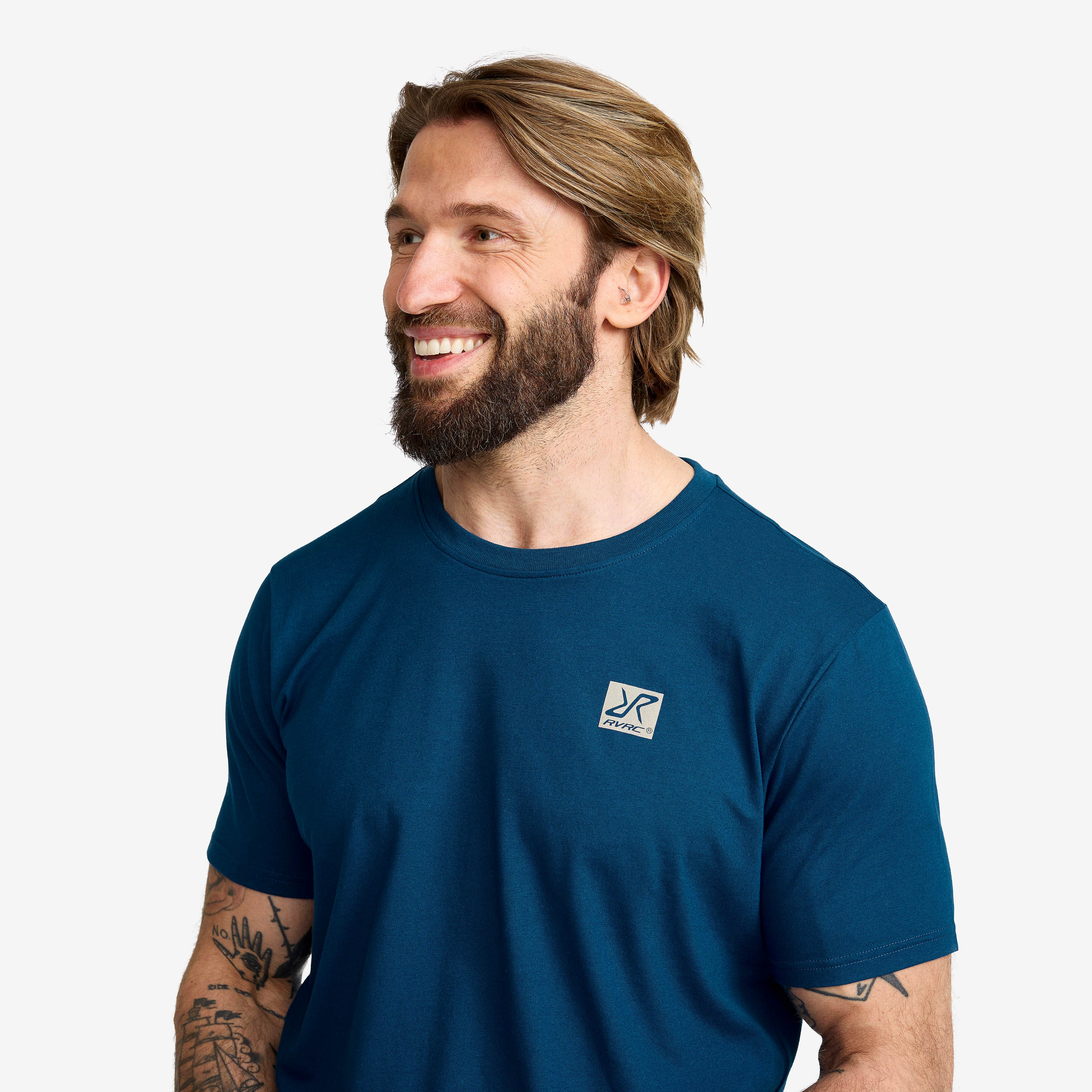 Easy T-shirt Herre Blue Opal