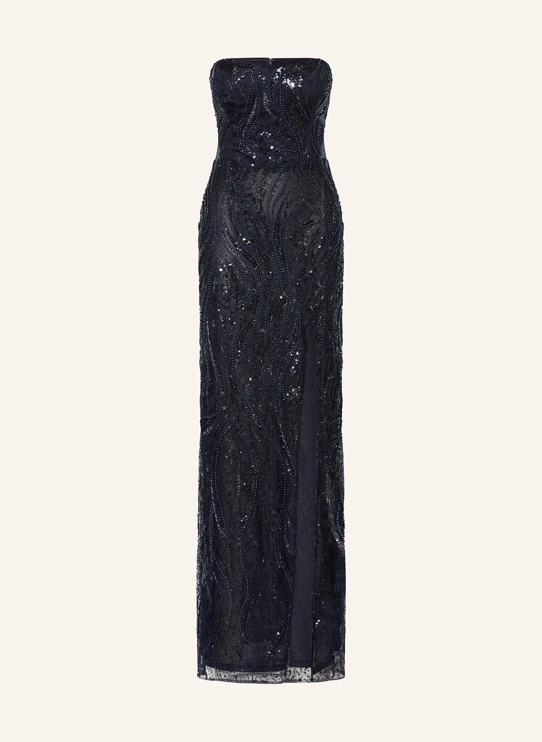 VM Vera Mont Abendkleid mit Pailletten und Schmuckperlen