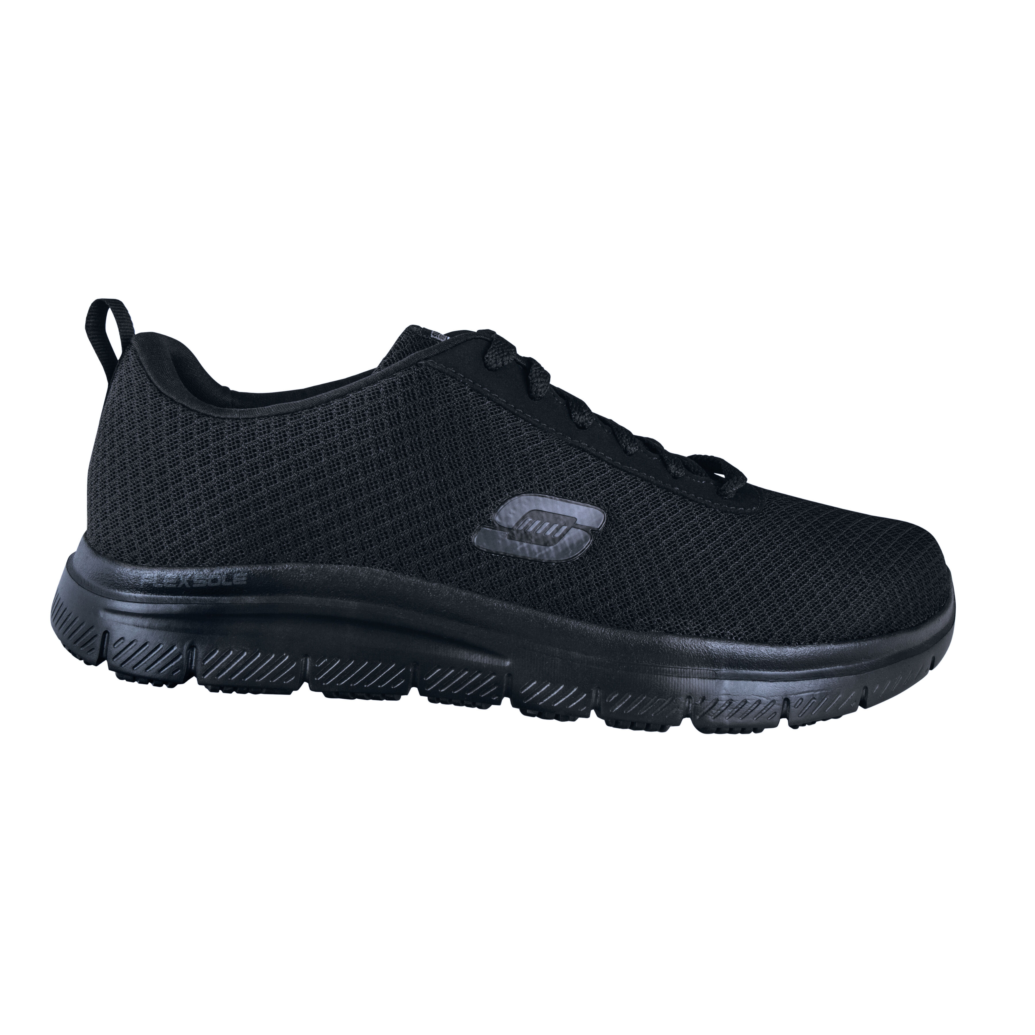 SKECHERS WORK Schnürschuh für Herren schwarz