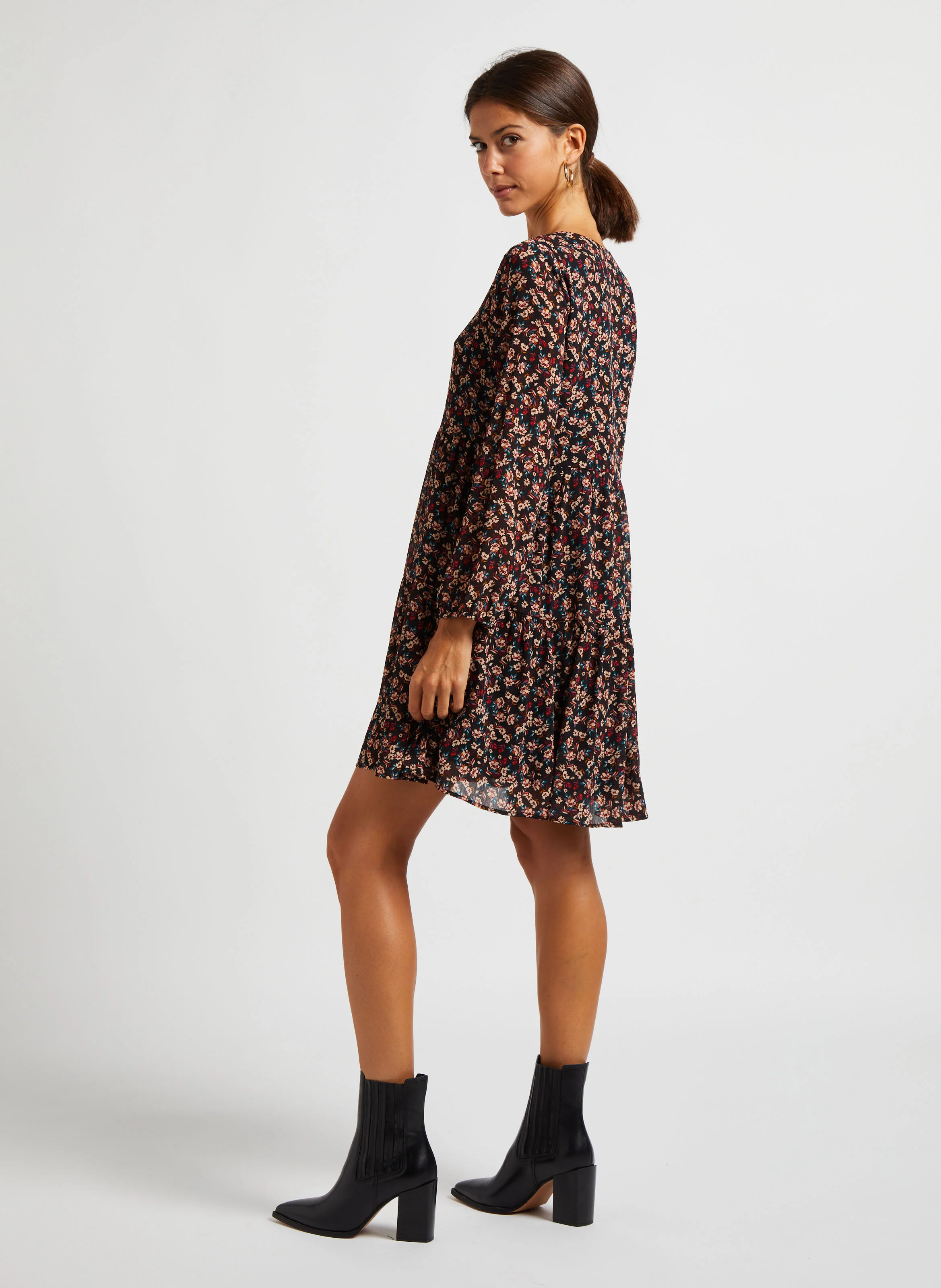 PERLINE - Bottines en cuir | Noir