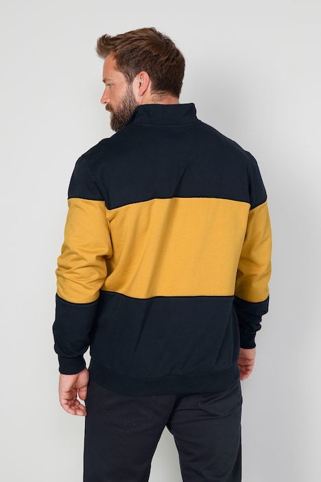 Boston Park Sweatshirt, Langarm, Colorblocking, bis 72/74