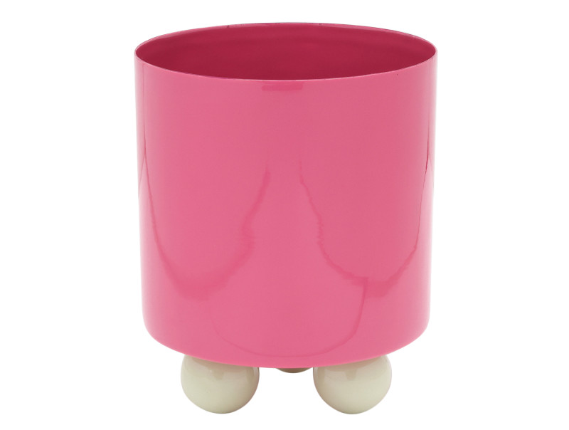 Plant Pot Double Funky Small PT4315BP bright pink & soft green