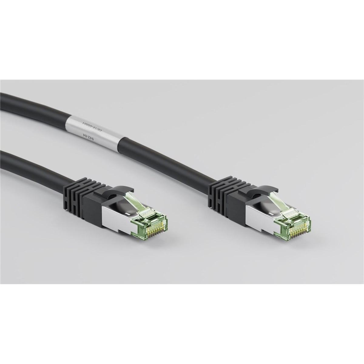 Goobay CAT 8.1 patch -ledning, S/FTP (PiMF), svart