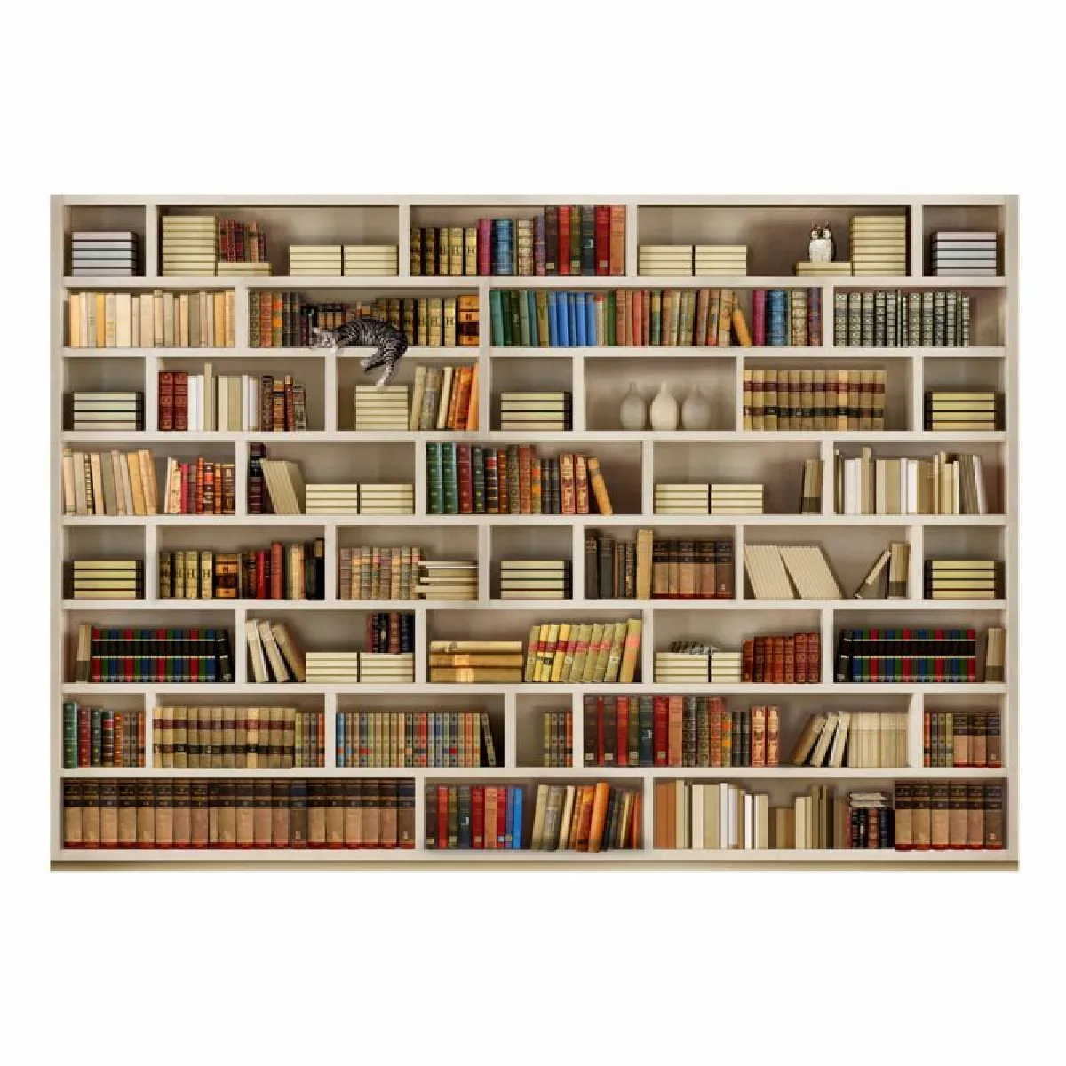Paris Prix Papier Peint Bibliothèque Domestique - Multicolore