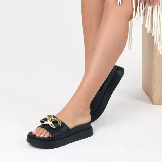 Mules NOIR SINEQUANONE