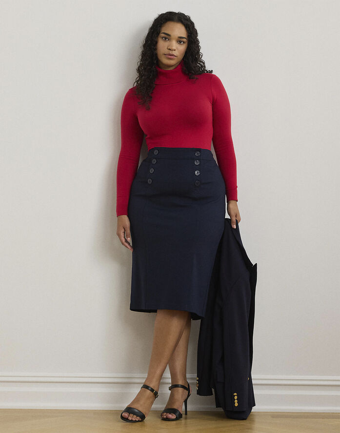 Lauren Ralph Lauren MODERN PONTE-KNE-PEN Lauren navy