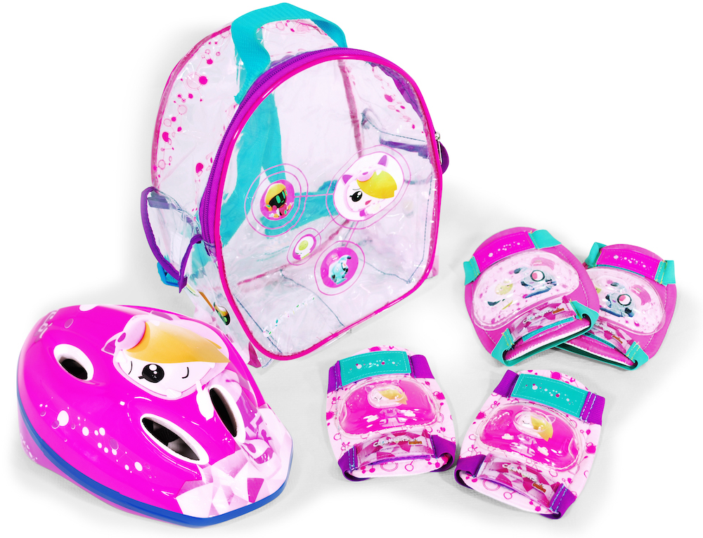 Mochila, capacete e equipamentos de proteção Clanners