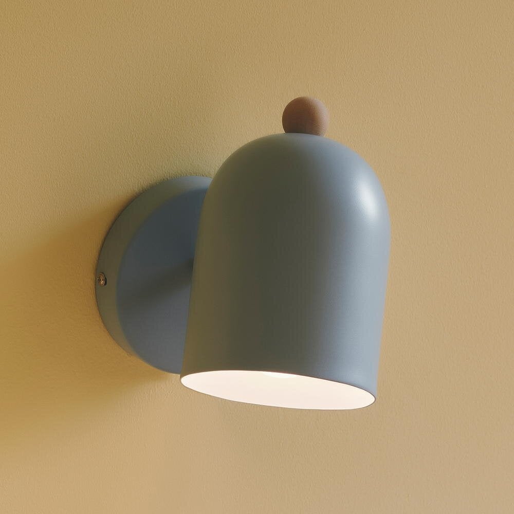 Gaston wandlamp in blauw E27