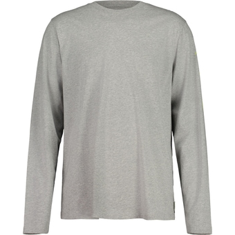 Maloja AndrianoM. Langarmshirt Grey Melange Herren