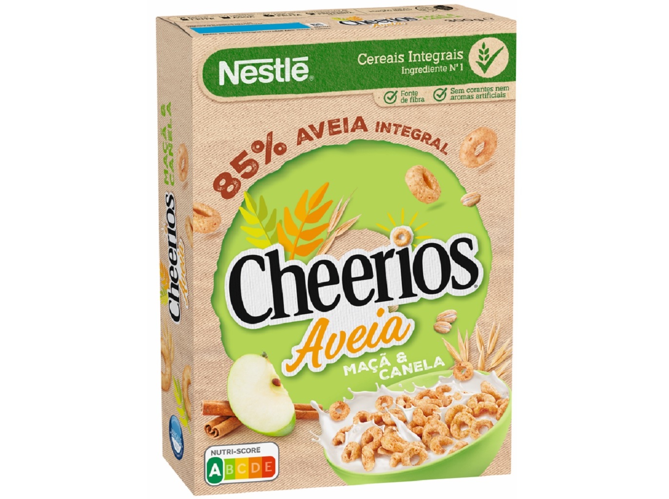 CEREAIS CHEERIOS AVEIA MAÇÃ E CANELA 300G