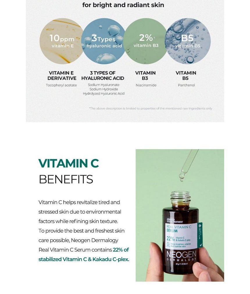 Neogen - Dermalogy Real Vitamin C Serum Mini