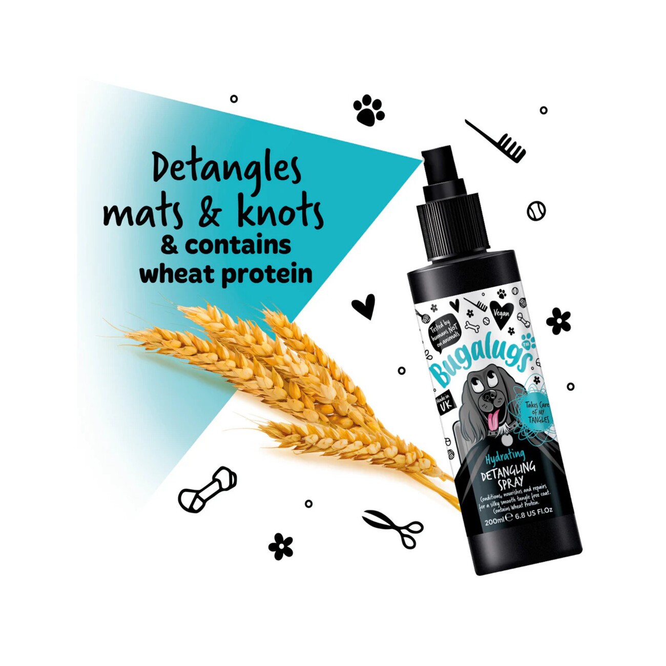 Bugalugs Fellentwirrungsspray Original Hydrating 200 ml
