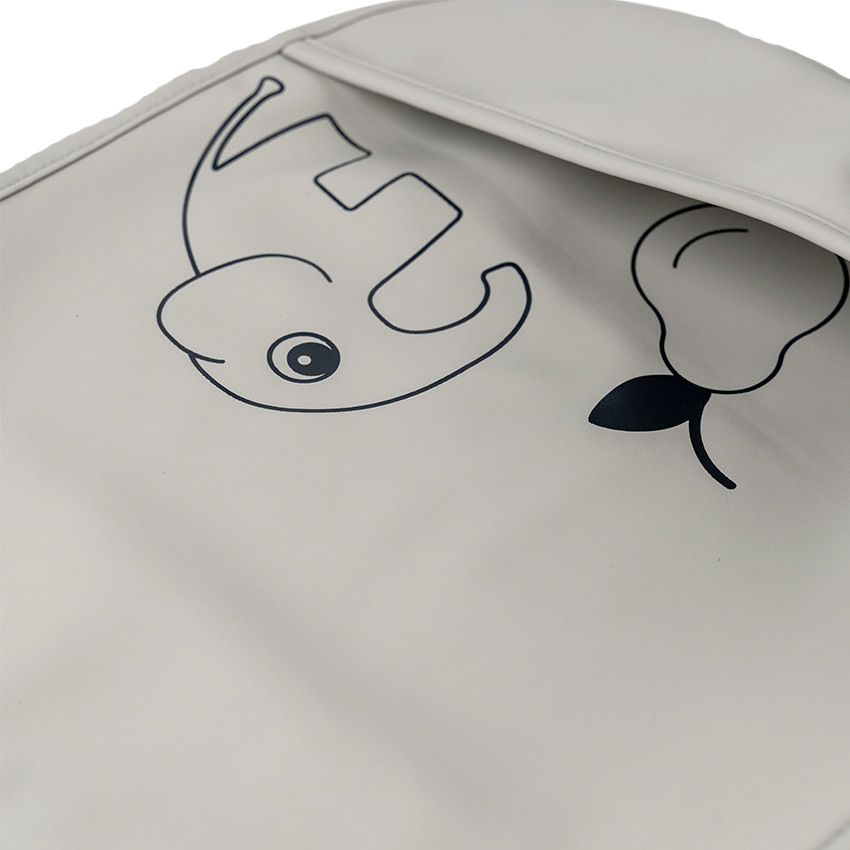 Lot de 2 bavoirs Deer Friends - Gris/Beige