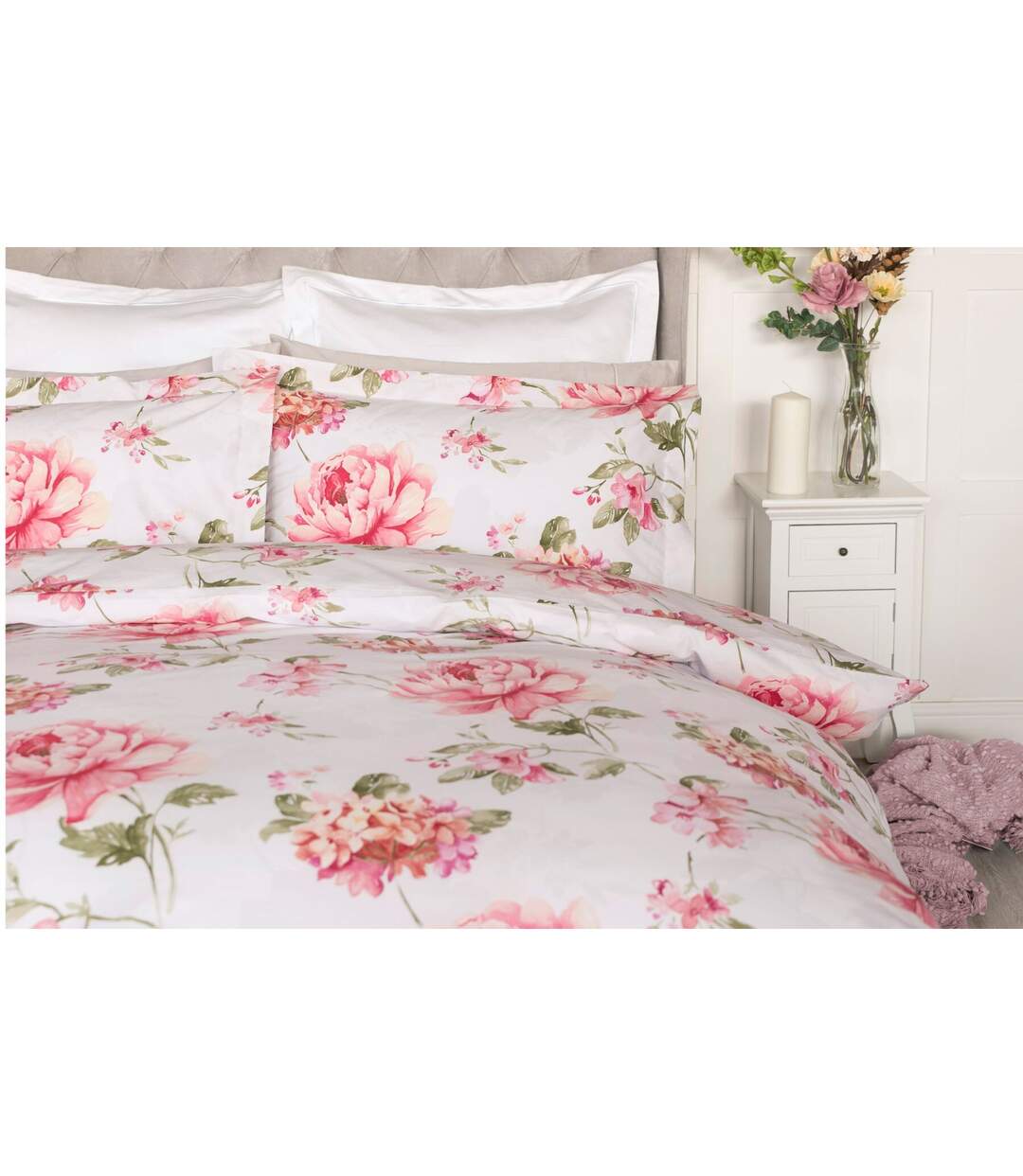 Belledorm - Parure de lit SAARA (Rose) - UTBM371