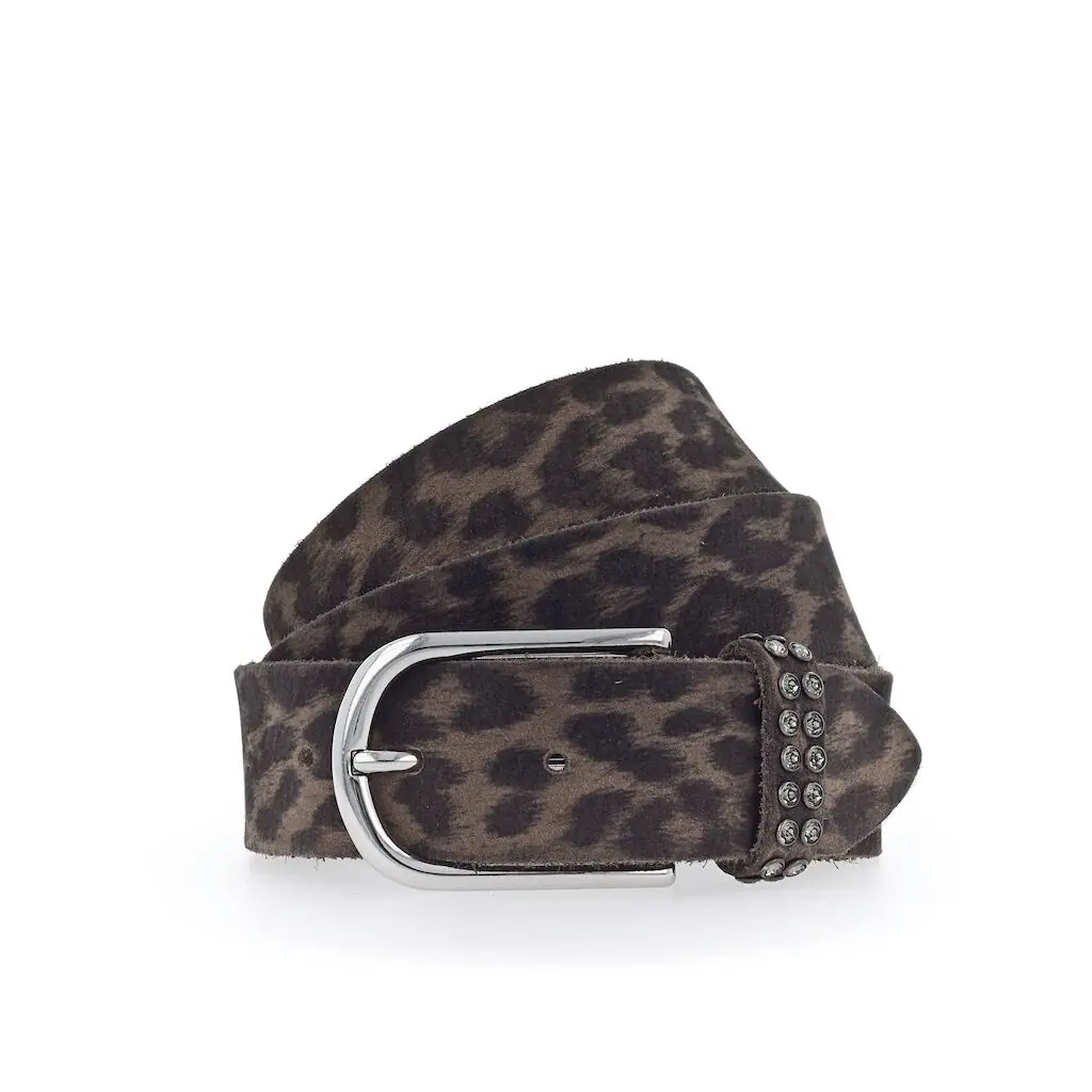 Zubehör - Gürtel Ledergürtel Damen leo