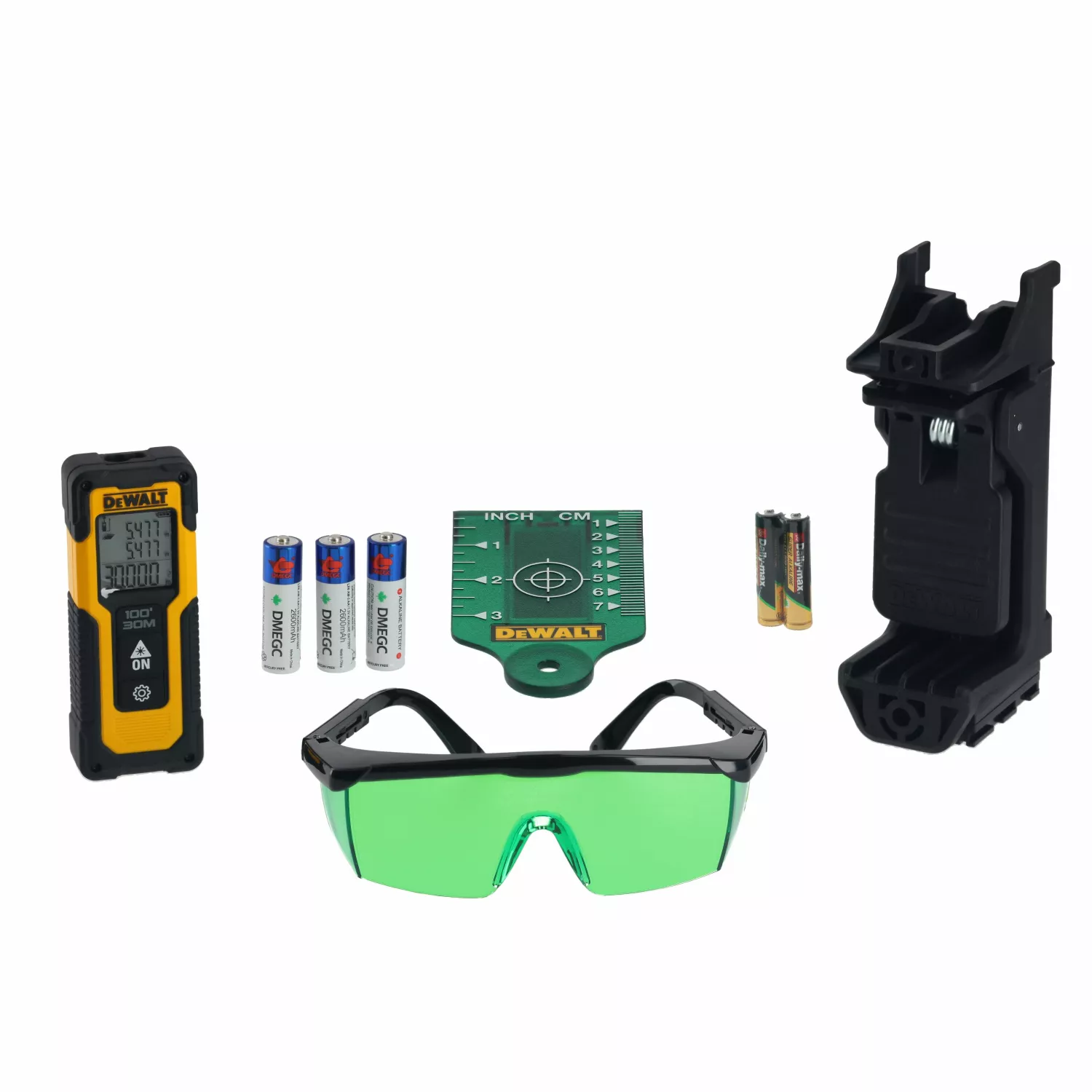 DeWALT DW0887100 Kruislijnlaser set incl. afstandsmeter in koffer - Groen - 2x 15m - IP40