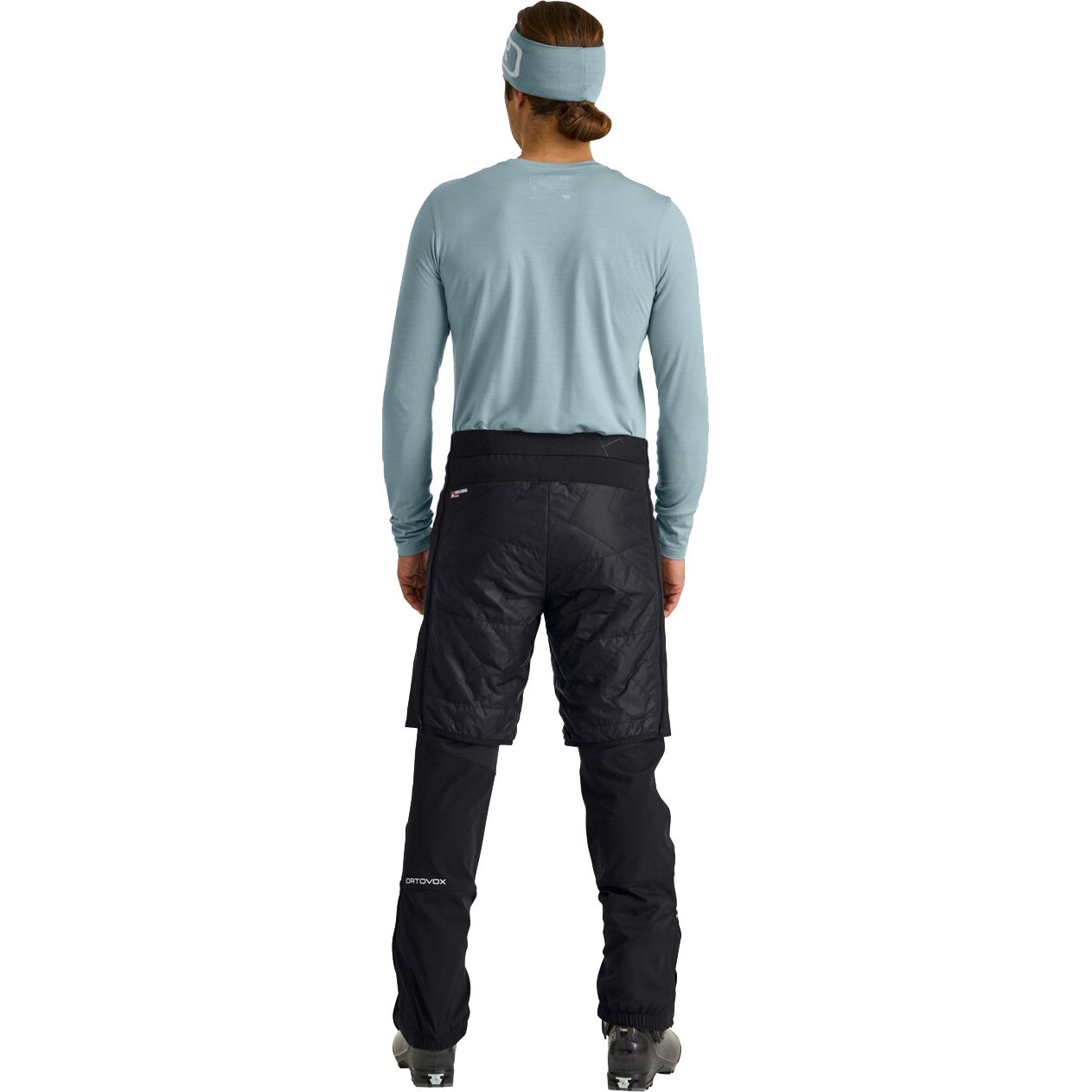 ORTOVOX Swisswool Piz Boè Isolations-Shorts Herren black raven