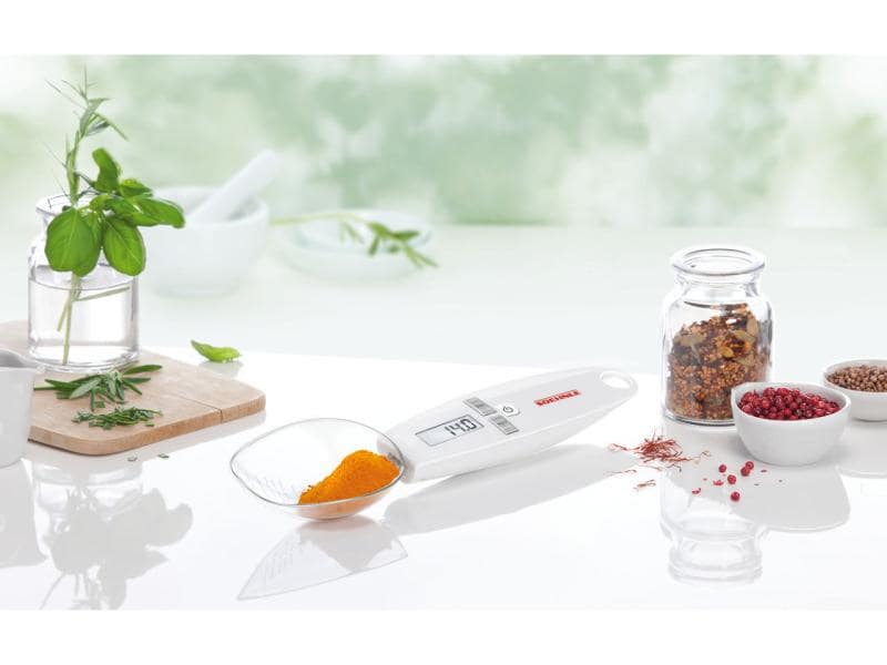 Soehnle Löffelwaage Cooking Star Weiss Küchenwaage für die Abmessung kleiner Mengen