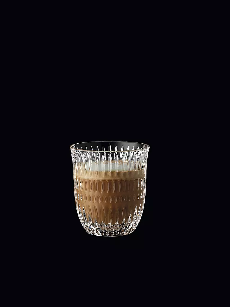 NACHTMANN Cappuccino Flat White Glas 2er Set ETHNO Barista 235ml transparent