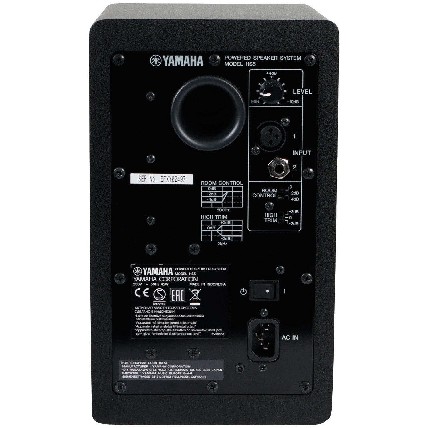 Yamaha HS5 (2x) + statieven + monitorkalibratie + kabels