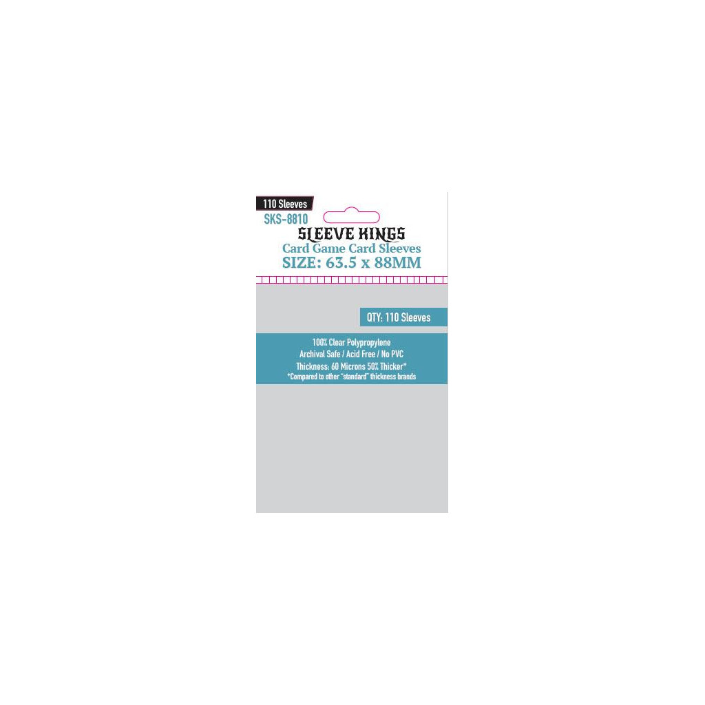 Sleeve Kings - Card Game Card - 63.5x88mm - 110p