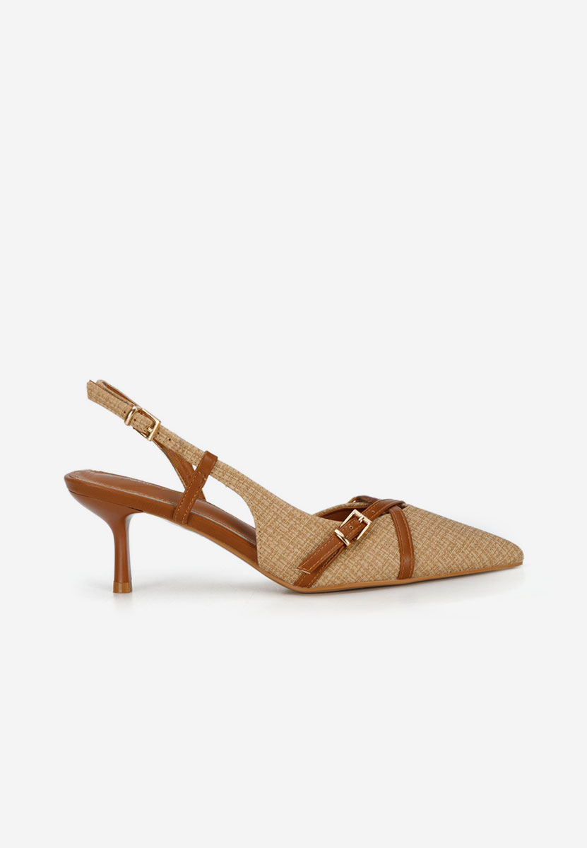 Chaussures slingback kaki Ofeliana